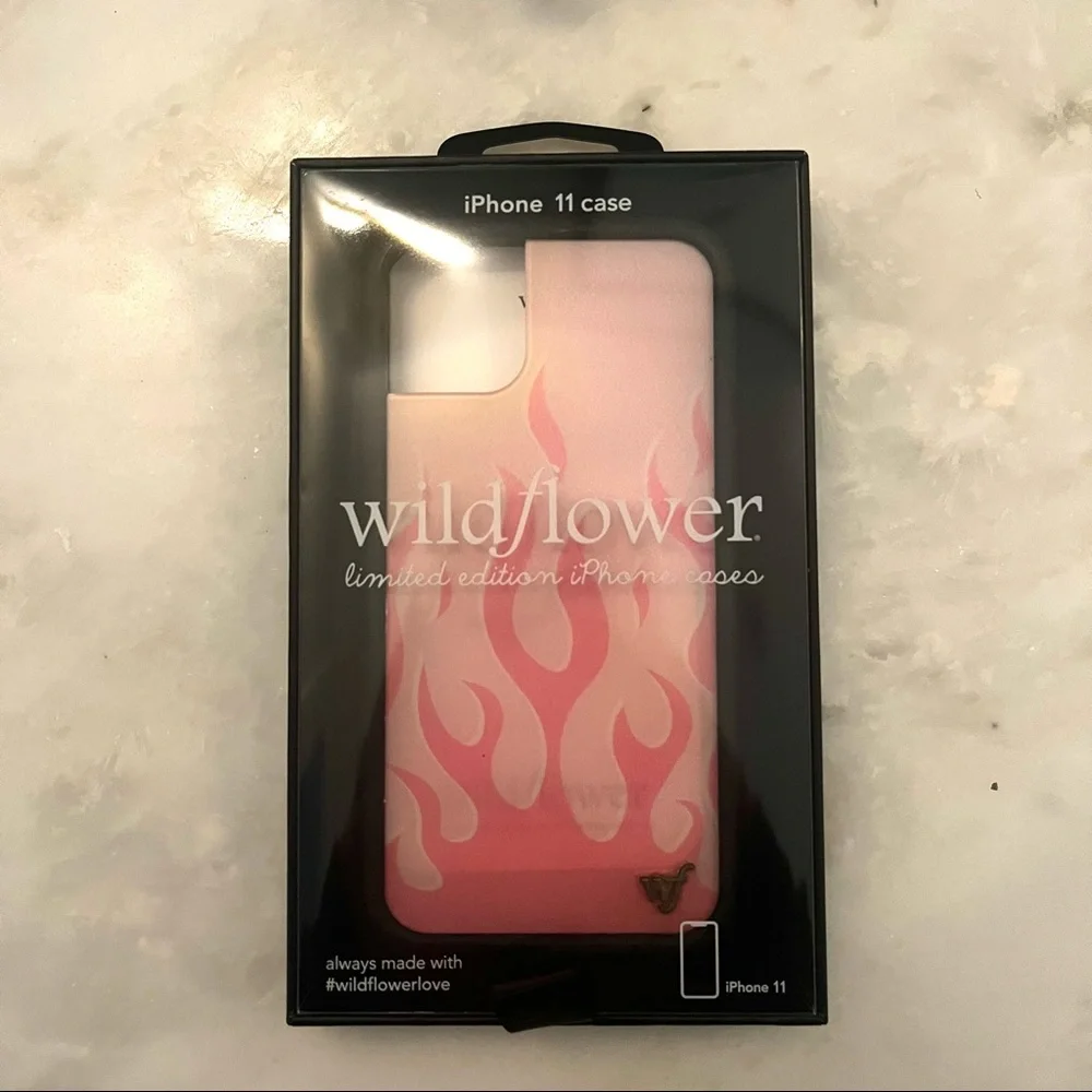 Wildflower iPhone 11 Case - Pink Flames